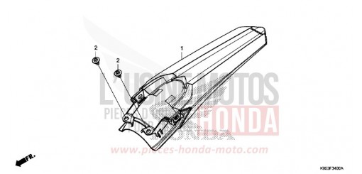 GARDE-BOUE ARRIERE CRF250RK de 2019